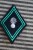Grade De La Gendarmerie Chardon !! MILITARIA BLASON ECUSSON En TISSU Vert Et Argent Sur Fond NoirAGRAFES AU VERSO - Ecussons Tissu