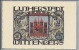 Wittenberg Lutherstadt Wappen Ca. 1922 Kunstdruck - Wittenberg