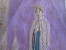 Delcampe - Notre Dame De Lourdes  19e -  Textile ( Tekstiel )  Soie   ( Silk Zijde Seite )  -  Woven ( Geweven Artisanale )  - - Andachtsbilder