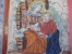 Delcampe - St ANNA - Handgeschept Papier - Woodblock Print, Gravure, Holzscnit, Houtsnede - Hand Coloured ( Coloré à La Main ) - Imágenes Religiosas