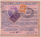 YOUGOSLAVIE - 1927 - BULLETIN D'EXPEDITION De COLIS POSTAUX D'AUTRICHE Avec TAXE Pour NON AFFRANCHISS. à ZAGREB -CROATIE - Storia Postale