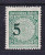 Deutsches Reich 1924, 5 Pfg Rosettenmuster, Wertziffer Extrem Nach Links Verschoben. ** - Unused Stamps