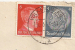 V885 - VOLKENSBERG - 1942 - FOLGENSBOURG - Mixte Timbres HITLER / HINDENBURG - - Covers & Documents