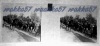 $3C9- WWI - Prigionieri Austriaci Conferiti Al Posto Di Concentramento Fra Truppe Di Cavalleria - Diapositiva Su Vetro