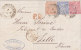 Nord Bund, 1869, 1/2g 1g 2g, PD, Entrée Prusse Par Lille, Burtscheidt F.Wilberding,  Courrier Vente De Fil De Fer/ 312 - Lettres & Documents