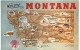 USA, Welcome To Montana, 1962 Unused Postcard [P8161] - Autres & Non Classés