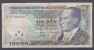 TURQUIE - Billet De 10000 (1970) - Turkey