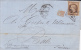 1870 - YVERT N° 30 Sur SEUL Sur LETTRE De LYON Pour BALE (SUISSE) - COTE MAURY = 85 EUROS - 1863-1870 Napoléon III Lauré