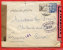 ESPAGNE LETTRE CENSUREE DE 1945 DE ALMERIA POUR CHILLEURSAUX FRANCE COVER - Marques De Censures Républicaines