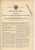 Original Patentschrift - Schneidemaschine Für Kleidungsstücke , 1882 , J. Fox In London  !!! - Patterns