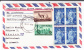 1950 - ENVELOPPE Par AVION De PACIFIC PALISADES (CALIFORNIE)  Pour ZÜRICH (SUISSE) - Cartas & Documentos