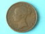 1853 HALF PENNY ( Young Head ) / KM 726 ( Uncleaned Coin - For Grade, Please See Photo ) ! - C. 1/2 Penny