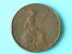 1853 HALF PENNY ( Young Head ) / KM 726 ( Uncleaned Coin - For Grade, Please See Photo ) ! - C. 1/2 Penny