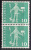 Zu 356R.01 ** / MNH P5300 Paire Gomme Jaunâtre Zu Spécial 7,- à 20 % Voir Scans Recto/verso - Rollen