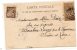 1906 - TIMBRE DE QUITTANCE DE 10 C UTILISE POUR AFFRANCHISSEMENT POSTAL SUR CARTE POSTALE TAXEE A 10 C - Autres & Non Classés