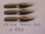 LOT 3 PLUMES  EAGLE PENCIL NO 830 - Pens