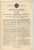 Original Patentschrift - F. Fehr In Basel , Elektr. Thüröffner , 1899 !!! - Architecture