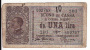 1 Lira - 10/07/1921 - Firme Dell'Ara /Porena - Vittorio Emanuele III - Qualita' MB-BB - Cat. Alfa BC.14 Rara 5 - Italië – 1 Lira