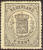 Netherlands #18 XF Mint Hinged 1c Black Coat Of Arms From 1869 - Ongebruikt