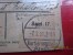 Delcampe - DR Paketkarte Infla 1921 Solingen Lausanne Via Basel Suisse,affr. 8 Mark Bulletin Envoi Colis Postal Douane  PARCEL-POST - Briefe U. Dokumente