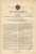 Original Patentschrift - Reklame Anzeigetafel , 1901 , A. Levyn In Mannheim !!! - Architectuur