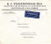 GRECE - 1935 - ENVELOPPE COMMERCIALE Par AVION De ATHENES Pour HALLE (GERMANY) - - Brieven En Documenten