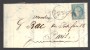 FRANCE 1871 N° 37 Obl. S/Lettre Entiére GC 3727 & Petit C à D St. Loup S/semouse - 1870 Siege Of Paris