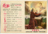 CARTOLINA CALENDARIO MISSIONI FRANCESCANE SAN FRANCESCO ANNO 1961 - Small : 1961-70