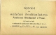 Tarjeta Privada Praha 1936,  Checoslovaquia, - Covers & Documents