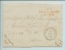 SARDEGNA P.P. CASTELNUOVO SCRIVIA IN ROSSO - LETTERA CON VAGLIA - ANNULLO 22/05/1854 - Sardaigne