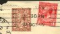 Enveloppe Avec  11/2 P GEORGES V Perforé B.C. / Ld :  BORAX CONSOLIDATED, Ltd London - Perfins