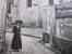 CPA: Villecresne (Val-de-Marne 94) L'église Vue De Côté Une Femme à Chapeau Seul Dans La Rue Pour Paris En 1911 - Villecresnes