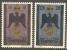 Liechtenstein 1956 150th Anniv Independance Set Of 2 MH See Scans! Brown Spots ! - Ungebraucht