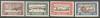 Liechtenstein 1928 The Floods Of The Rhine Basin Bridge Set Of 4 MH* - Nuevos