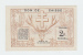 New Caledonia 2 Francs 1943 XF CRISP Banknote (With Stamp) P 56a   56 A - Numea (Nueva Caledonia 1873-1985)