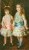 Enfants-Enfant-Filles "Rose Et Bleu" "les Filles De Cahen D´Anvers" (Auguste Renoir)  Cpm Double* PRIX FIXE - Autres & Non Classés