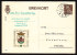 Denmark Postal Stationery Ganzsache Entier NYKØBING S. 1955 To Sweden ESPERANTO Kongress Label (2 Scans) - Postal Stationery