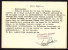 Sweden Svenska Arbetar Esperanto-Förbundet 1958 Card Sent To KRAMFORS ESPERANTO Lingvo Interncia SLEA Cachet (2 Scans) - Brieven En Documenten