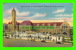 ST LOUIS, MO - UNION STATION SHOWING PLAZA AND FOUNTAINS - ANIMATED OLD CARS - GIBSON MERCHANDISE CO - - St Louis – Missouri