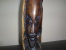 Statuette Africaine En Bois Massif, Sculpté Dans La Masse - Représentant Un Visage - Afrikanische Kunst