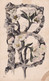 B LETTRE ALPHABET AVEC FLEURS, LETTER FLOWERS LETRA FLORES, FANCY CARDS. CARTE POSTALE CIRCULEE CIRCA 1905's.- LILHU - Voornamen