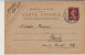 Entier Postal - République Française. - Semeuse 20c Correspondance Intéressante - Roty. Mouchon. Voyagé Oblitéré 1922 - Oblitérés