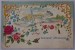 SWALLOWS+ ROSES Embossed Greetings Postcard France 1904 UDB - Other & Unclassified