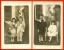 CPA CARTE PHOTO (LOT De 2) Portrait D´ Enfants Réalisés Par Photographie MARTINEZ 123 Faubourg St Antoine 75011 Paris - Photographie