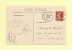 Convoyeur Tlemcen A Oran - 19 Juil 1909 - Sur Cpa Oudjda - Type Semeuse - Correo Ferroviario