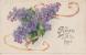 Fantaisie-gauffree-relief     -fleur--1910 - Andere & Zonder Classificatie