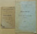 1913 &amp; 1914 Escrime Lot De 2 Brochures Anciennes Règlement Pour Les Concours Et Statuts Postage Inclus Pour Europe - Andere & Zonder Classificatie