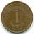 BRITISH HONDURAS 1 CENT 1939 , UNC , UNCLEANED COIN - Colonies