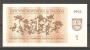 Lithuania 1992,1 Talonas Birds On Money Banknote XF Crisp UNC ,# 39 - Lithuania