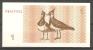 Lithuania 1992,1 Talonas Birds On Money Banknote XF Crisp UNC ,# 39 - Lituania